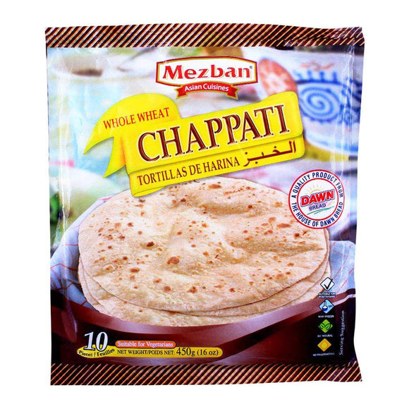 Dawn Mezban Whole Wheat Chappati 10 Pieces (4749844021333)