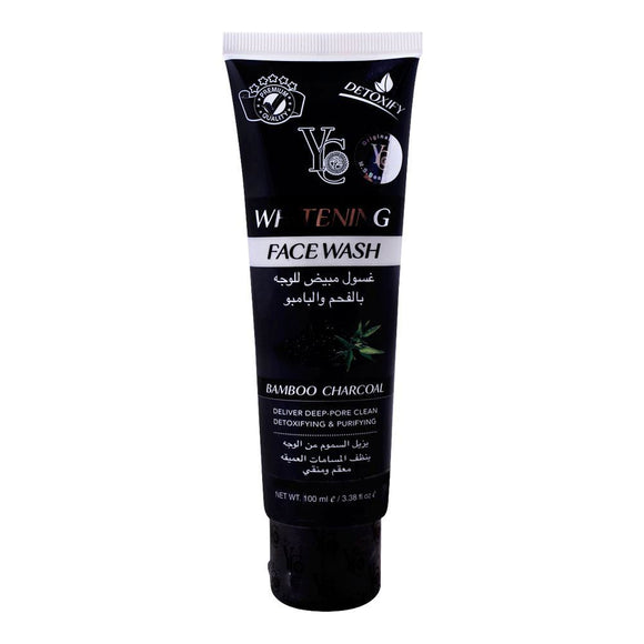 YC Whitening Bamboo Charcoal Face Wash 100ml (4616779792469)