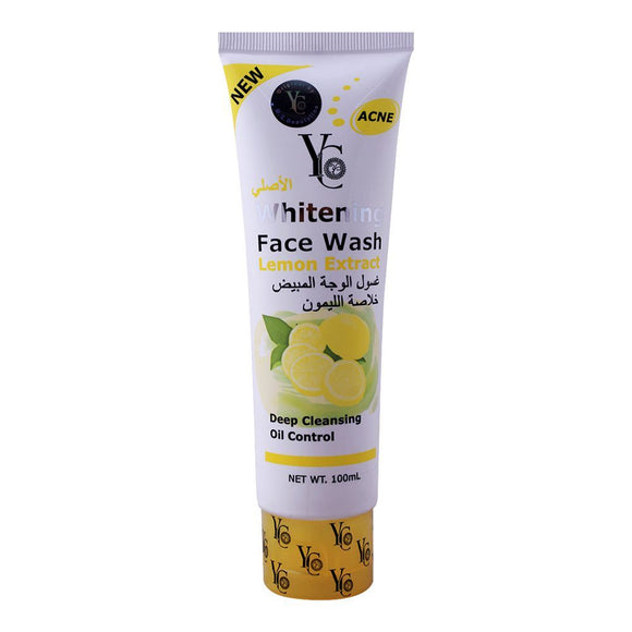 YC Whitening Face Wash With Lemon Extract 100ml (4616777564245)