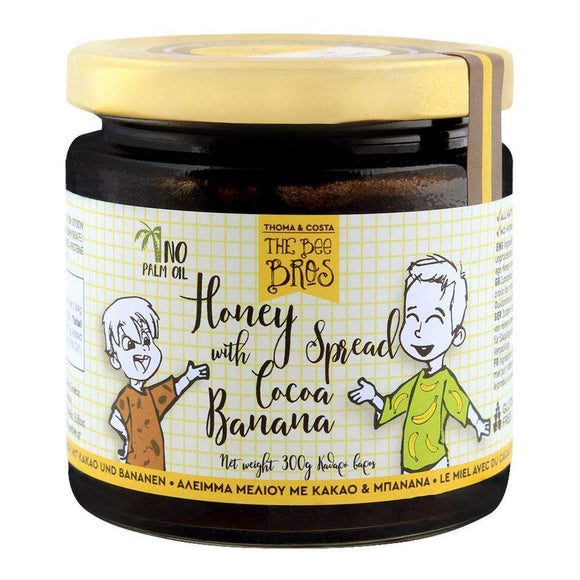 The Bee Bros Honey Spread With Cocoa Banana 300g (4752007037013)