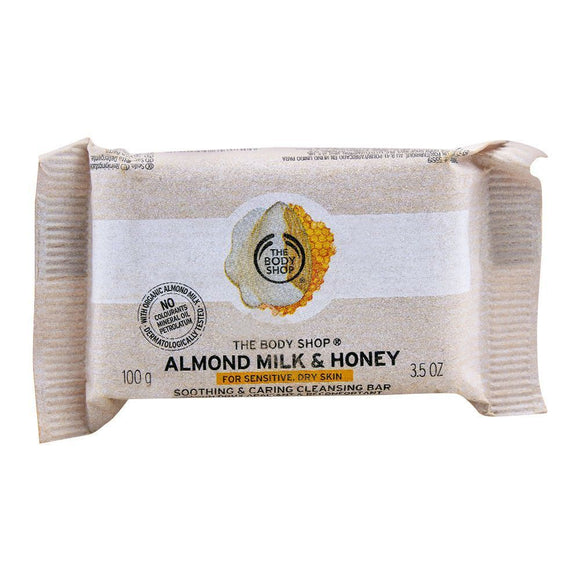 The Body Shop Almond Milk & Honey Soap, For Sensitive/Dry Skin, 100g (4715498963029)