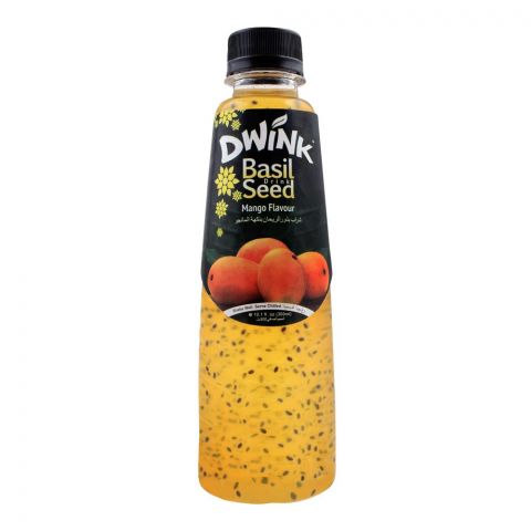Dwink Basil Seed Drink Mango Flavor, 300ml (4751076589653)