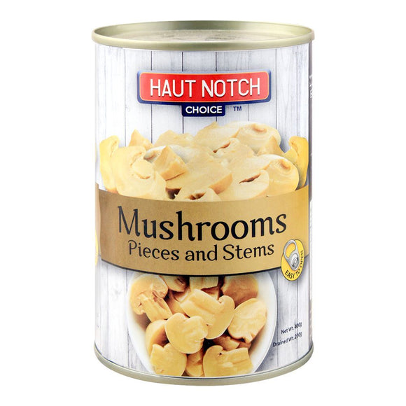 Haut Notch Mushrooms, Pieces & Stems, 400g (4704461586517)
