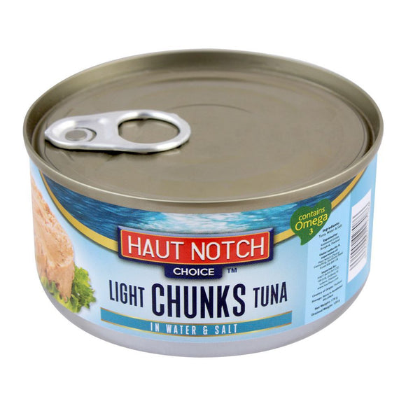 Haut Notch Light Chunks Tuna In Water & Salt, 170g (4749726613589)