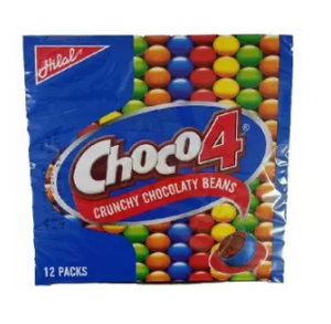 Choco4 Chocolate Beans 12Pcs Box (4653893189717)