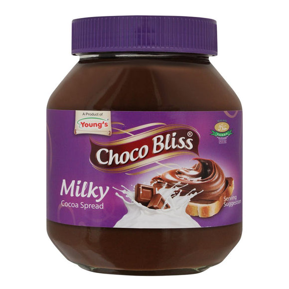 Youngs Milk Choco Bliss Spread 675g