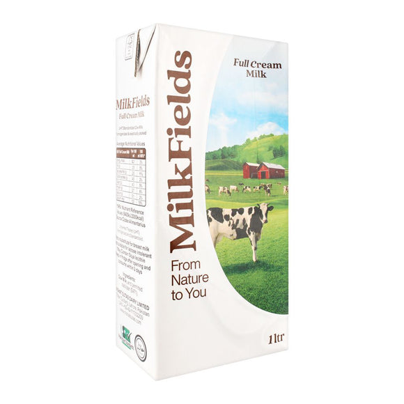 Milk Fields Full Cream Milk, 1000*12ml