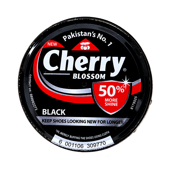 Cherry Blossom Black Shoe Polish 90ml (4611914596437)