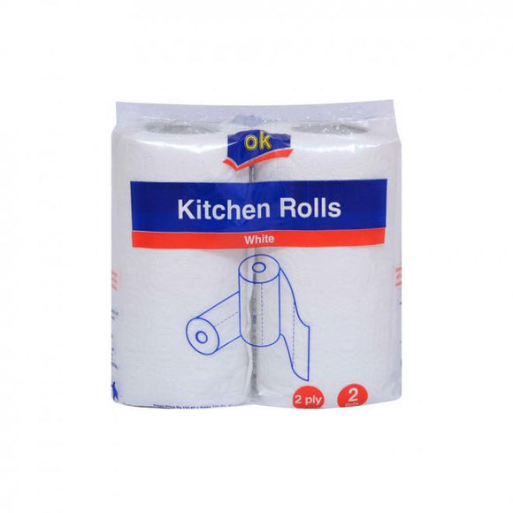 OK Kitchen Roll 2PLY x 2 (4736107610197)