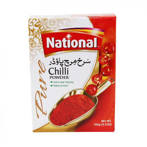 National Chilly Powder Pisi Lal Mirch 100gm (4707059990613)