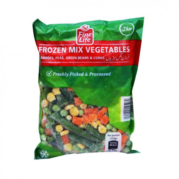 Fine Life Frozen Mixed Vegetables 400GM (4734039162965)