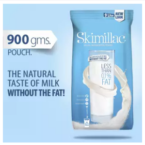 MILLAC Skimillac Skimmed Milk Powder 900gms Pouch (4651623317589)