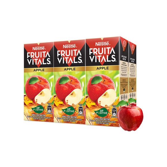 Nestle Fruita Vitals Apple Nectar 200ML X 6 (4735352209493)