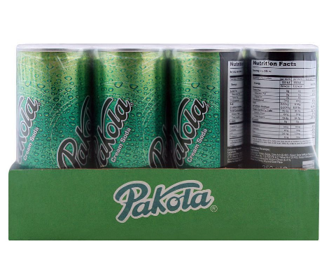 Pakola Creme Soda Can 250ml, 12 Pieces