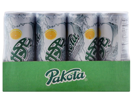 Pakola Lemon Lime Can 250ml, 12 Pieces