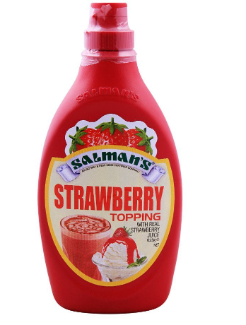 Salmans Strawberry Topping 623g (4827264057429)