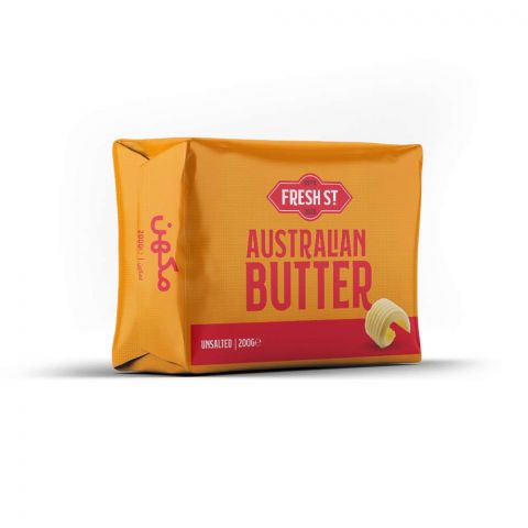 Fresh Street Australian Butter UnSalted, 200g  Imported