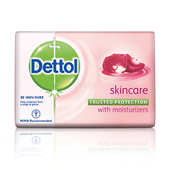 Dettol Soap Skin Care With Moisturisers 130gm (4631156555861)
