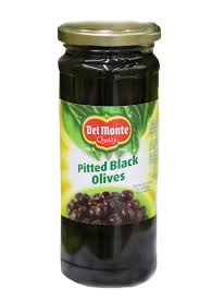 DELMONTE BLACK OLIVES 450GM PITTED (4738449735765)