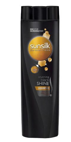Sunsilk Co-Creations Stunning Black Shine Shampoo, 185ml