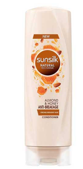 Sunsilk Natural Recharge Almond And Honey Anti-Breakage Conditioner 180ml