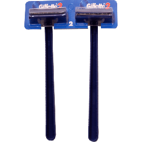 Gillette 2 Disposable Razor 2's (4743276953685)