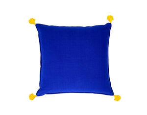 Plain Cushion Cover With Tassel