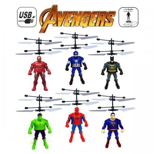 Star Avenger Flying Heroes with Hand Sensor Control and USB Charging Send as per availability (4840603549781)