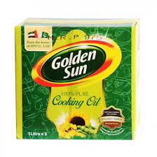 Golden Sun Cooking Oil 1 LTR X 5 (4736100171861)