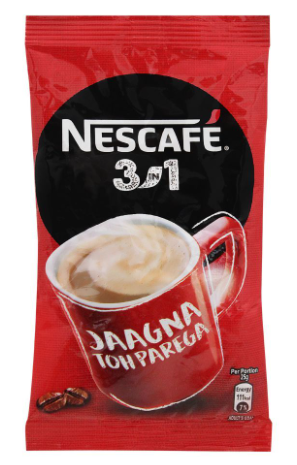 Nestle Nescafe 3-In-1 Coffee Sachet, 25g, 1 Count