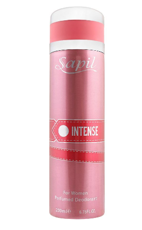 Sapil Intense For Women Perfumed Deodorant Spray, 200ml (4808669429845)