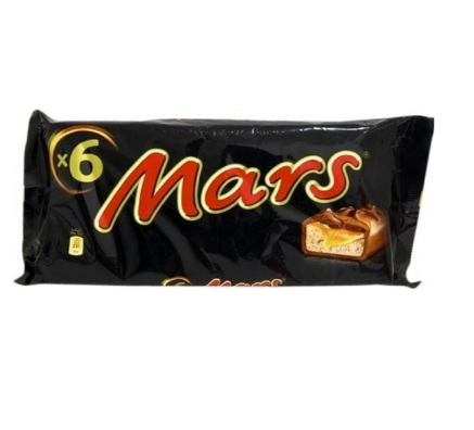 Mars Chocolate Pack Of 6 51gm Pack (4638453989461)