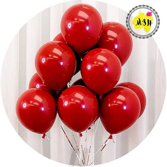 20pcs Red Large Metallic chrome balloons for Wedding, Birthday, Anniversary, Engagement, Bridal Shower and Baby Shower Decoration (4839294402645)