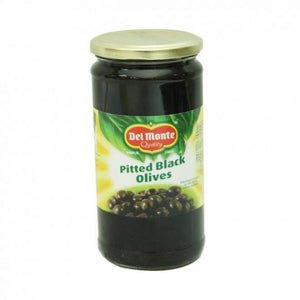 Delmonte Black Olives Pitted 450 GM (4734172790869)