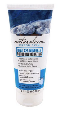 Naturalium Fresh Skin Dead Sea Minerals Scrub Invigorating, All Skin Types, 175ml (4760541429845)