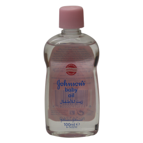 Johnsons Baby Oil 100ml Smooth skin (4743263617109)