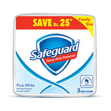 Safeguard Soap Pure White 95GM x3 (4737430061141)