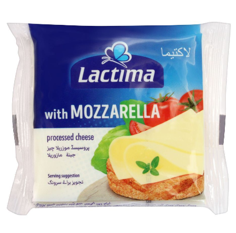 Lactima Mozzarella Cheese Slices, 8 Pieces, 130g (imp) (4826956038229)
