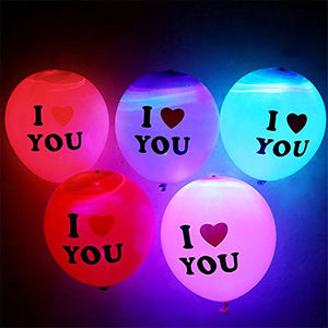 LED BALLOONS 12"  (Pack of 5) (4838059212885)
