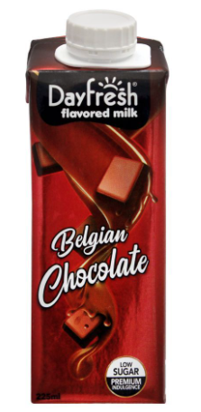 Day Fresh Belgian Chocolate Milk, 225ml