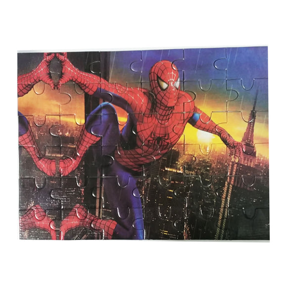 Spiderman Jigsaw Puzzle 26.5cm x 20.5cm 36 pieces (4840136114261)