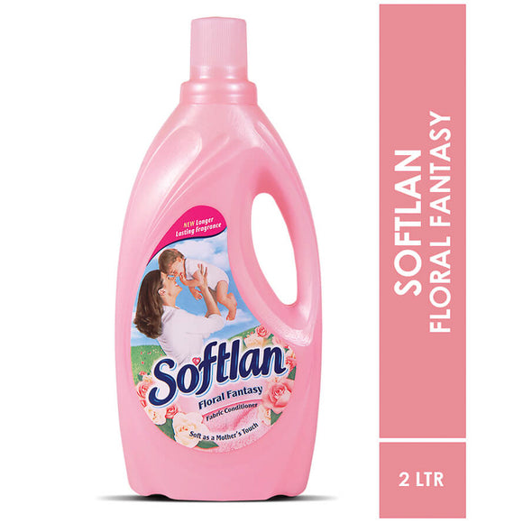 Softlan Fabric Softener Floral Fantasy Pink 2 Litre (4835930144853)