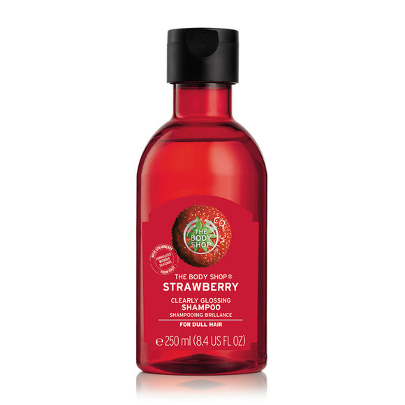 The Body Shop Strawberry Clearly Glossing Conditioner, For Dull Hair, 250ml (4708029497429)