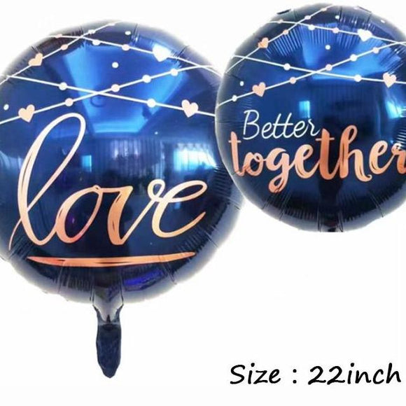 Love foil balloon - 22 inch for Valentines decor (4839297810517)