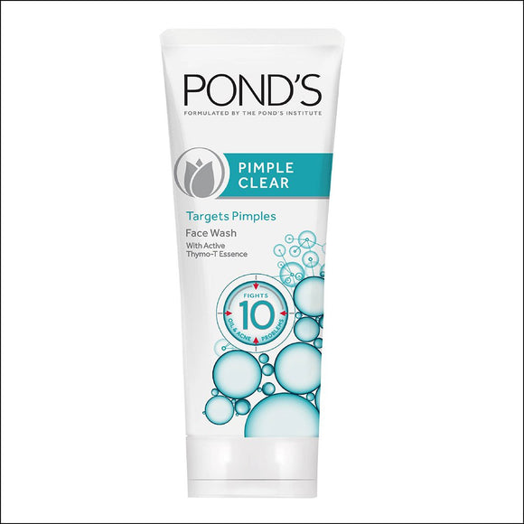 Ponds Face Wash Pimple Clear White 100GM (4737513717845)