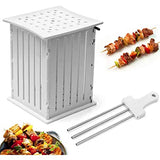 Barbq 36 Holes Meat Skewer Kabab Maker Box Machine