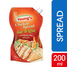 YOUNGS SPREAD BAR B QUE POUCH 200ML (4742079512661)