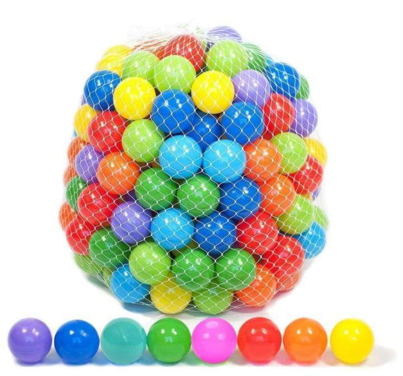 Soft Plastic Balls 50 Pcs Set - Multicolor (4840379285589)