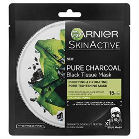 Garnier Skin Active Pure Charcoal Pore Refining + Hydrating Face Mask, 28g (4751904276565)