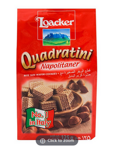 Loacker Quadratini Napolitaner Wafer 125gm (4805264834645)
